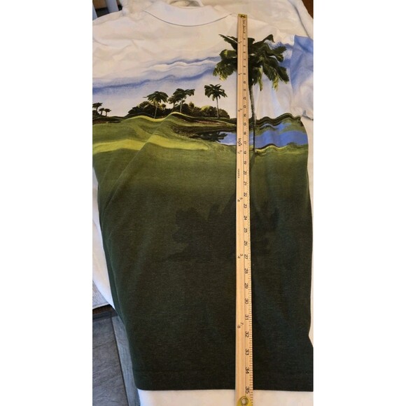 Louisiana Tabasco Men's XXL Palm Trees Golf Shirt - Picture 11 of 11